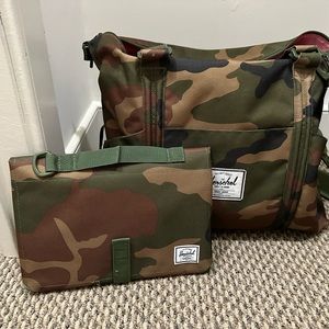 Herschel Camo Diaper Bag